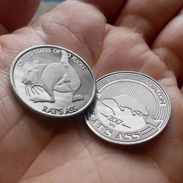 Zero Fucks Coins! Give a "Rat's Ass" 10-Pack - NEW 2