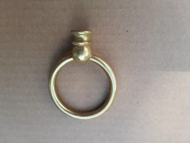 Brass Chandelier Finial Chain Loop. Vintage Lighting Parts