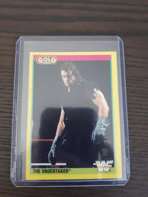 Undertaker WWF Gold Series Wrestling Card 1992 WWE #17