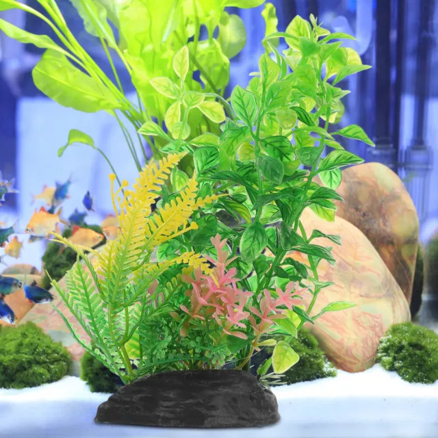Aménagement Paysager D'aquarium Plastique Plantes Aquatiques Verdure