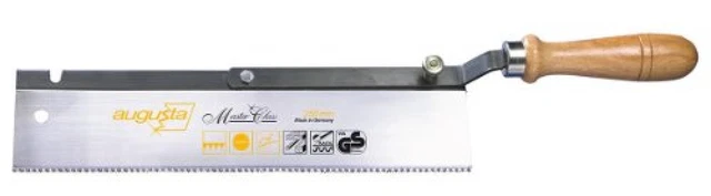 Augusta, Sega a dorso regolabile, 250 mm, per tagli obliqui legno, 2137 250 AMA