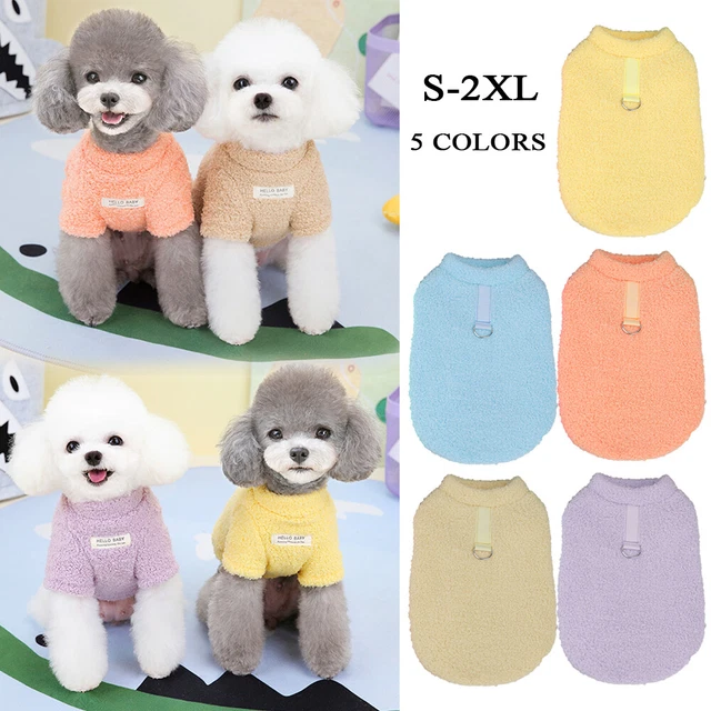 Caldo Cappotto Per Cani Giacca In Pile Maglione Abbigliamento Invernale ▼