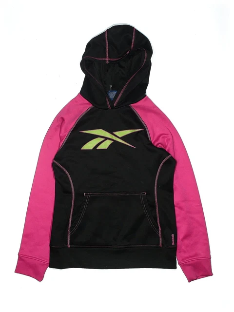 Reebok Girls Black Track Jacket L Youth
