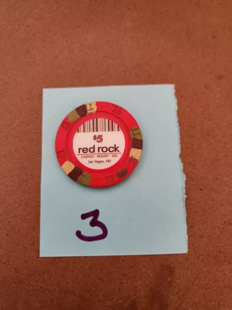 ONE Red Rock $5 Casino Chip Las Vegas Nevada NV Resort