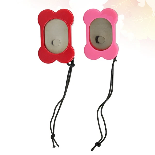 2 Pcs Regolabile Button Clicker Di Addestramento di Clicker Guida