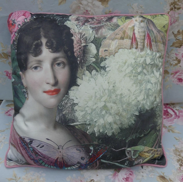 Mini Coussin Baladin Coquecigrues Shabby Chic Deco Campagne Chic
