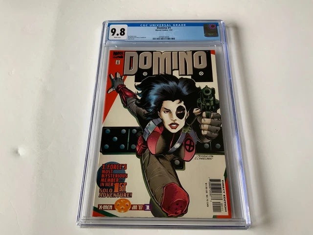 Domino 1 Cgc 9.8 White Pages 1St Solo Adventure Marvel Comic 1997