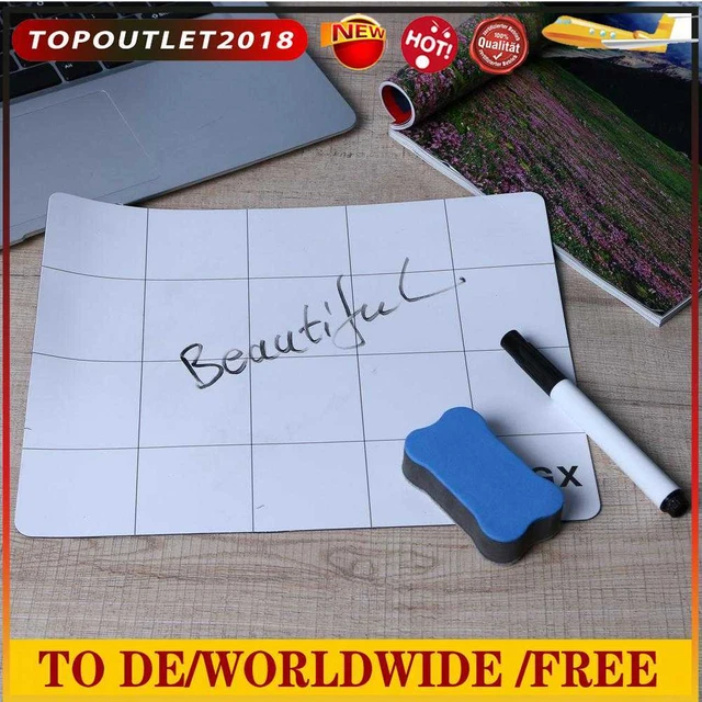 Kit riparazione pad memoria magnetico di lavoro 25x20 cm grandi dimensioni con cancellatore penna penna penna penna penna pennarello