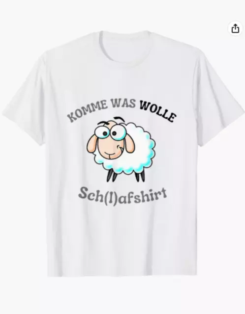 Schaf Shirt Geschenkidee Shirt Schaf komme was Wolle