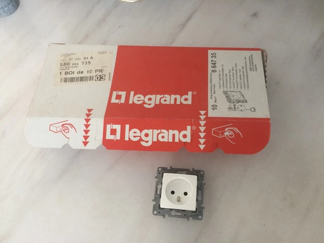 Bloc 3 prises plexo legrand au meilleur prix | Leroy Merlin