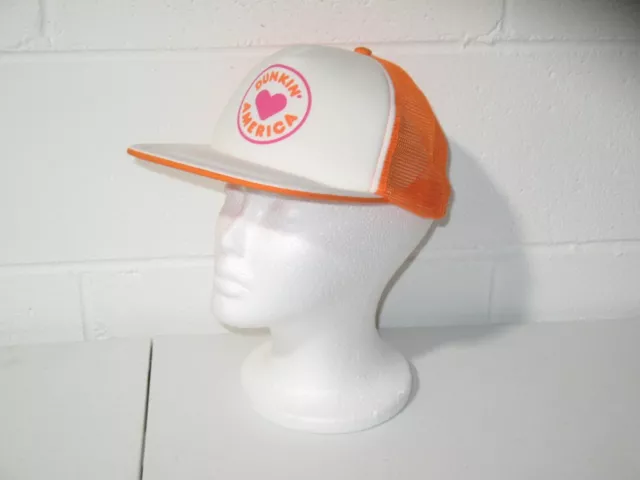 Dunkin Donuts Snapback DNKN America Logo Trucker Baseball Hat Cap BRAND NEW