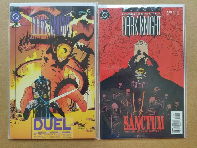 Batman Legends Of The Dark Knight 54 VF Annual 1 VF Mike Mignola Lot of 2 1993