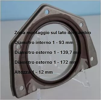 Paraolio Lato Cambio Alfa Fiat Opel Jeep Corteco 12015763B 71718365 7750404