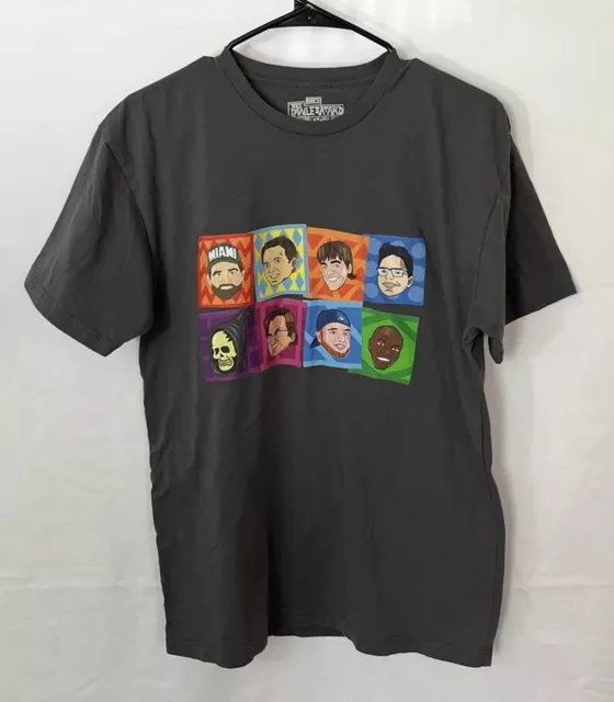 The Dan Lebatard Show ESPN Radio with Stugotz T-shirt Size Large Retro Y2K EUC