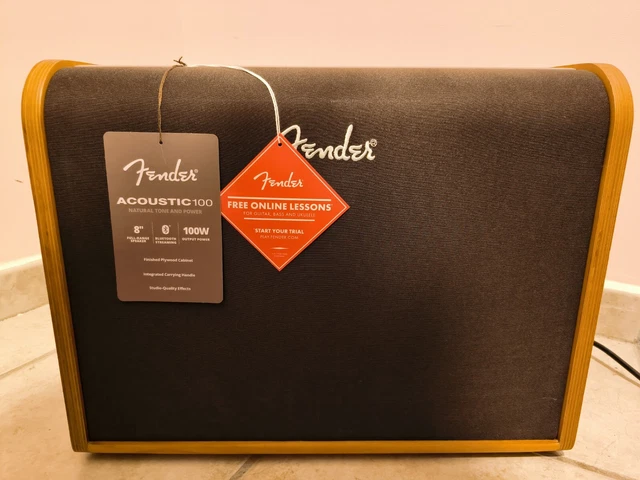 Amplie guitare électro-acoustique fender effets double entrée.