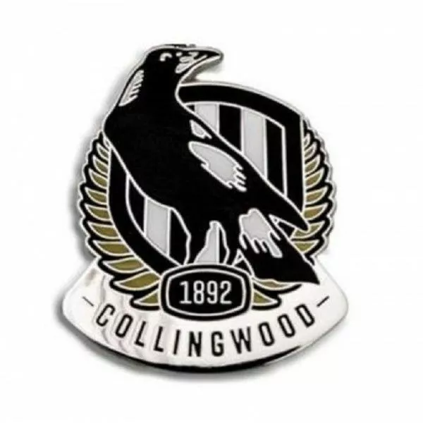 NEW Collingwood Magpies Logo Metal Pin Badge