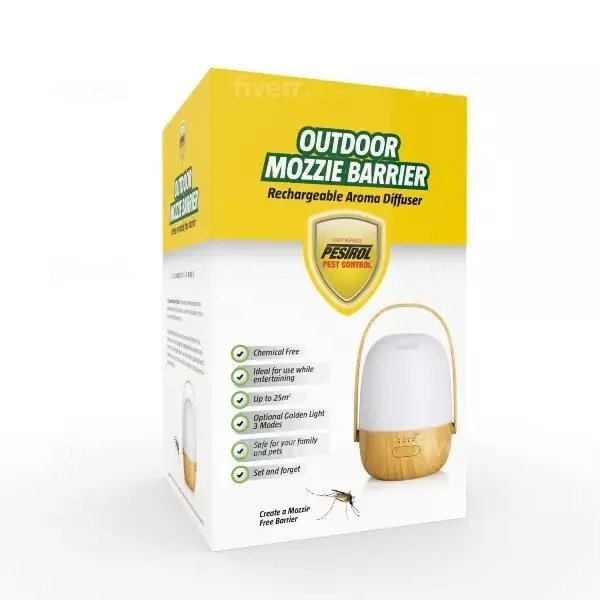 ​Outdoor Mozzie Barrier - Portable, Rechargeable, Instant protection