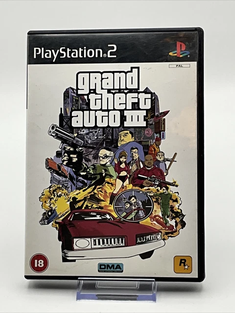 Sony PlayStation 2 PS2 PAL Game Grand Theft Auto III GTA 3  With Manual