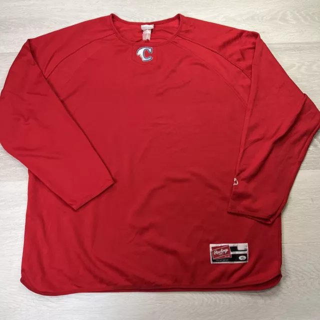 Rawlings Baseball Red Pullover Jumper Size XL