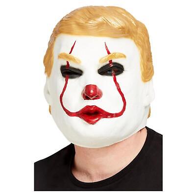 Adulti Clown President Copricapo Halloween Circo Creepy Divertente Maschera