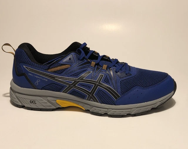 ASICS MENS GEL 190 TR Training Shoes Lace Up White Black Blue