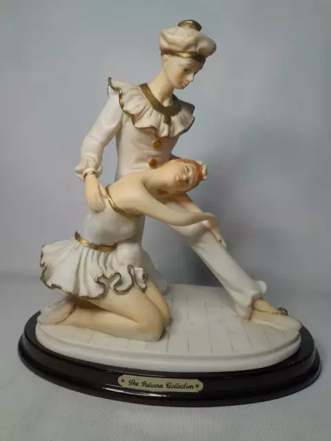 Juliana Collection TWO BALLET DANCERS Figurine 10.7" 27cm Male Female Dancer