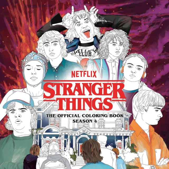 STRANGER THINGS: THE Official Libro da Colorare, Stagione 4: Random House  Worlds EUR 21,25 - PicClick IT