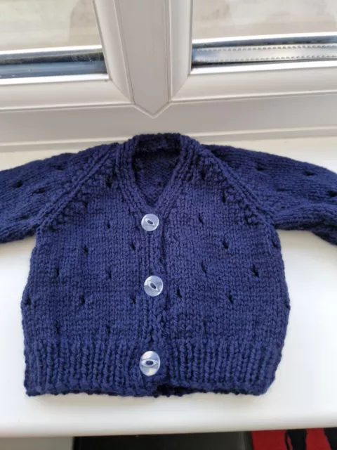 hand knitted baby cardigans