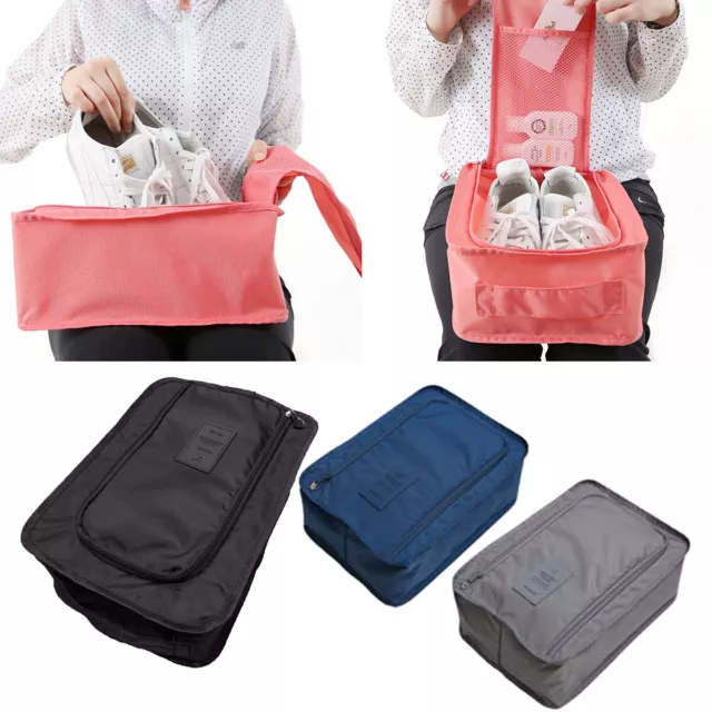 Portable Travel Zip Pouch Storage Shoe Bag Organizer Waterproof Storage Bags