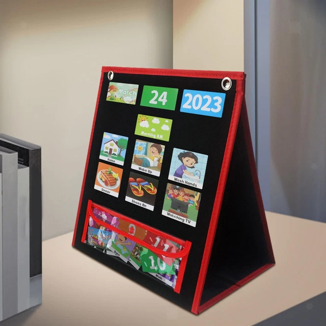 CALENDRIER VISUEL CALENDRIER Cartes de routine Calendrier hebdomadaire ...