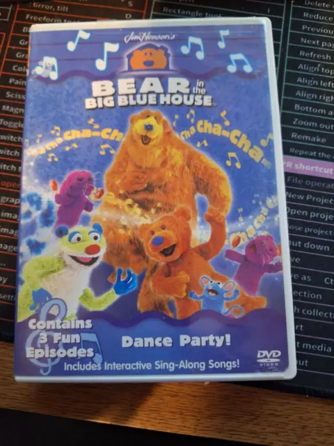Bear In The Big Blue House Dance Party Dvd Picclick