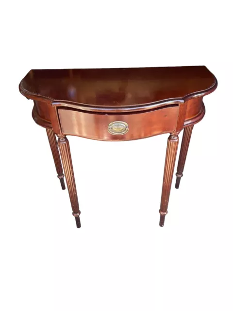 Vintage Mahogany Regency Style Side Console Table