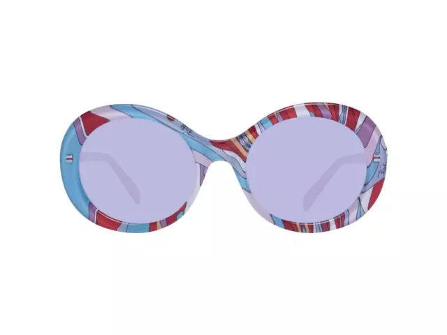 Emilio Pucci EP127 66S Purple Havana Oval Plastic Sunglasses Frame 55-21-140