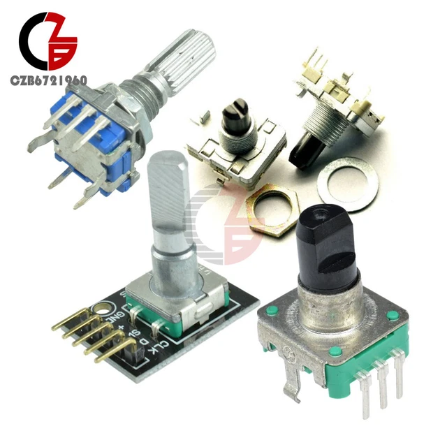 What Encoder Sensor Switch 7 Pin Encoder Switch Uxcell Rotary Encoder Code Switch EC11 7 Pins (2 ...