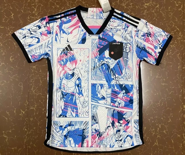 MAILLOT DE FOOTBALL Equipe du Japon Dragon Ball Z Neuf EUR 34,90