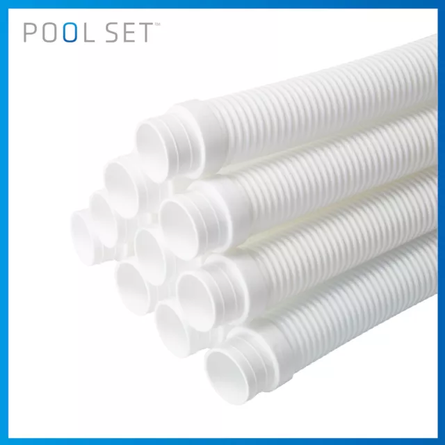 Pool Set Pool Cleaner Hose White 10 x 1m Zodiac Baracuda Generic 10m Hoses