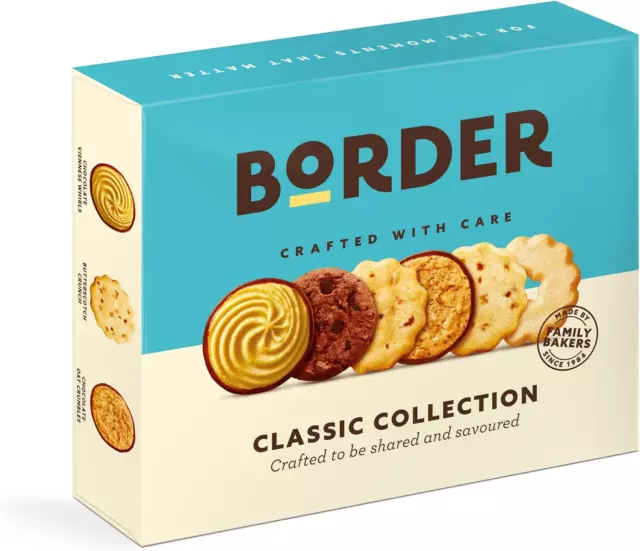 Border Biscuits - Classic Sharing Pack Gift Box - Premium Cookies - Includes & -