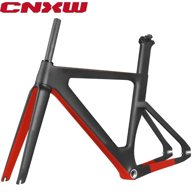 carbon track bike frameset