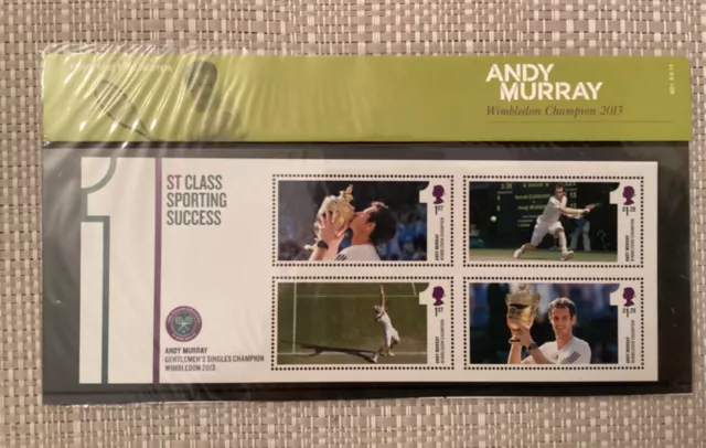 Royal Mail Mint Presentation Pack ANDY MURRAY