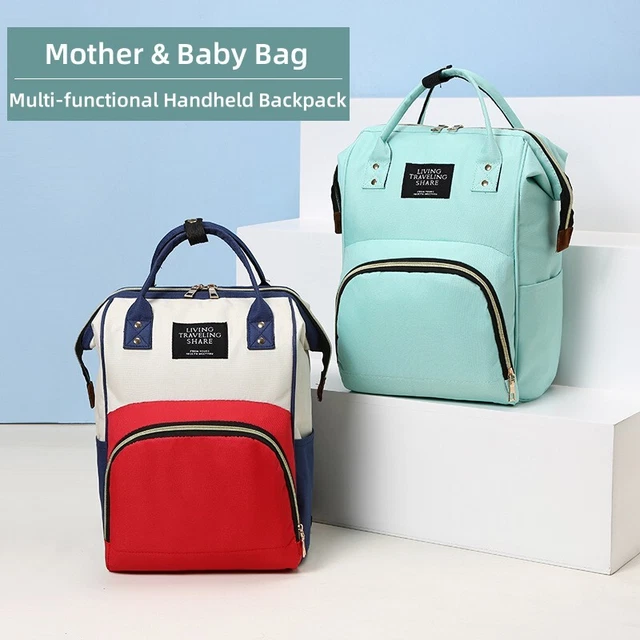 Multifunctional Large Mummy Nappy Diaper Bag Waterproof Backpack Baby Changing