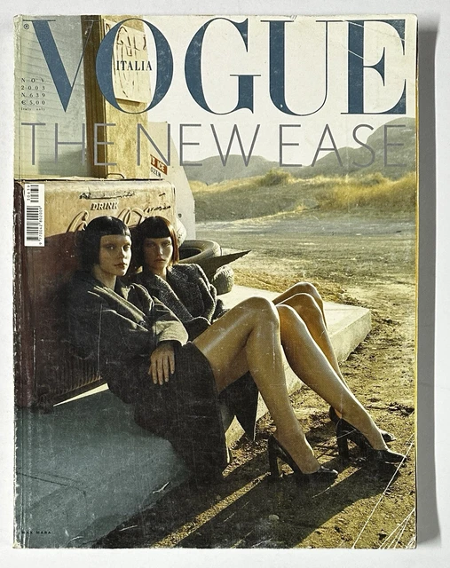 VOGUE ITALIA NOVEMBER 2005 Magazine, Snejana Onopka by Steven
