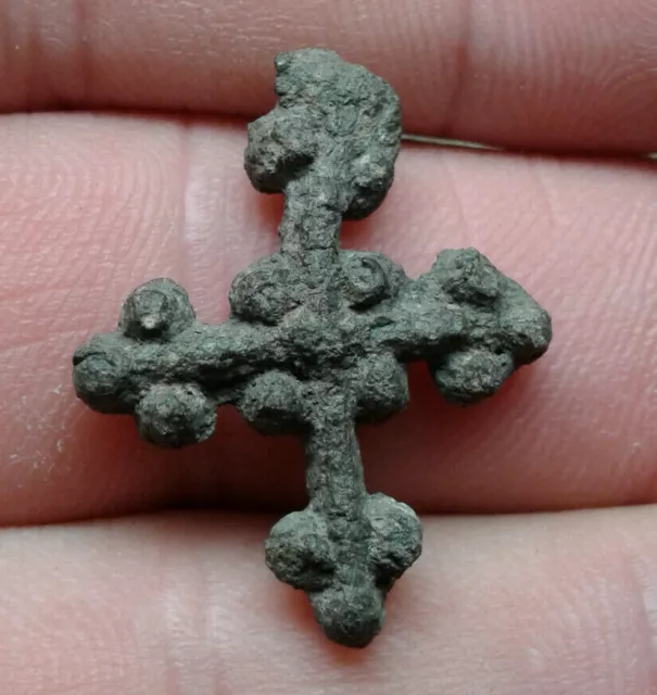 Ancient Bronze Cross 9th to the mid-13th century.