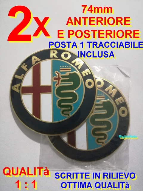Kompatibel Für Alfa Romeo Emblem 74mm Giulietta MiTo 156 147 159 GT Brera Spider Kompatibel Für Alfa Romeo Emblem 74mm Giulietta MiTo 156 147 159 GT Brera Spider