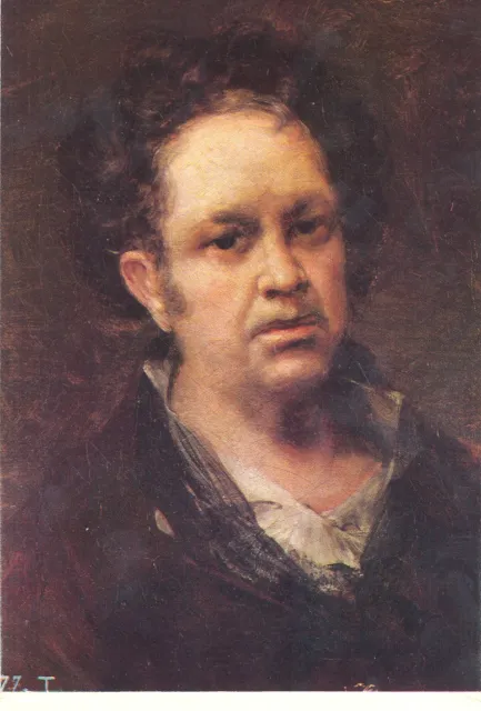 Postal Goya Autorretrato Museo Prado Painting Postcard Painter Picture   Tp10465