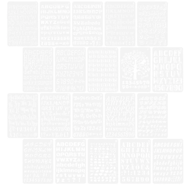 9 Pochoirs De Noël Réutilisables 20x20 Cm - Pour Peinture, Déco, Scrapbooking, Fenêtres