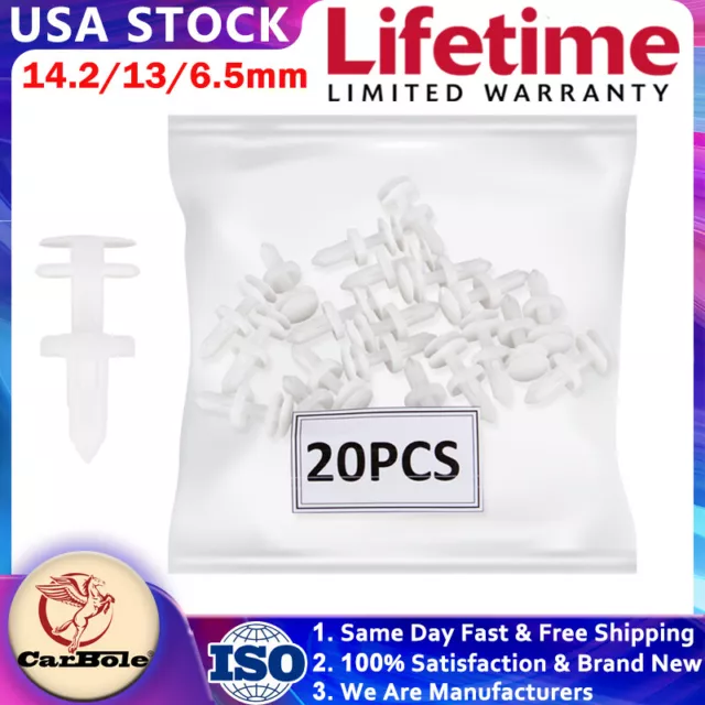 20Packs Car Door Push Panel Retainer Pin Clips Rivet for GMC Chevy C/K 1500 2500