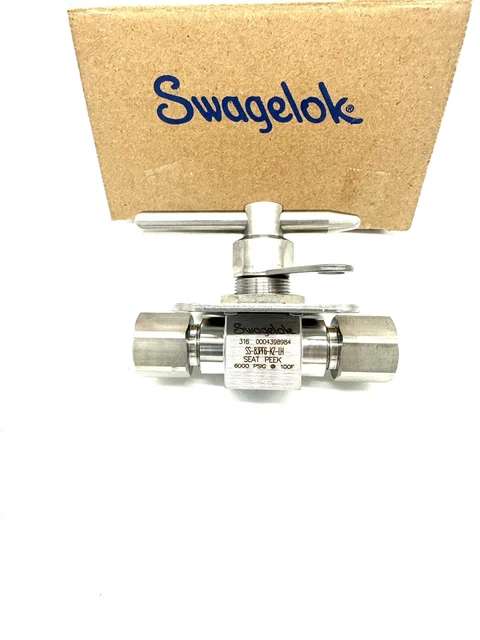 Qty: 1~New~Swagelok- 3/8” Fnpt, Ss-316  High Pressure Locking Handle Ball Valve!
