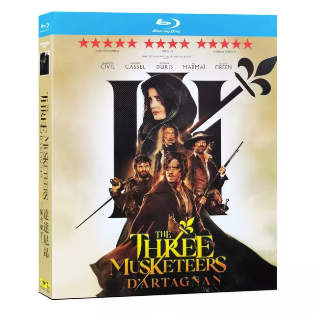 The Three Musketeers (2023) Blu-ray Movie BD 1 Disc All Region Brand New Boxed