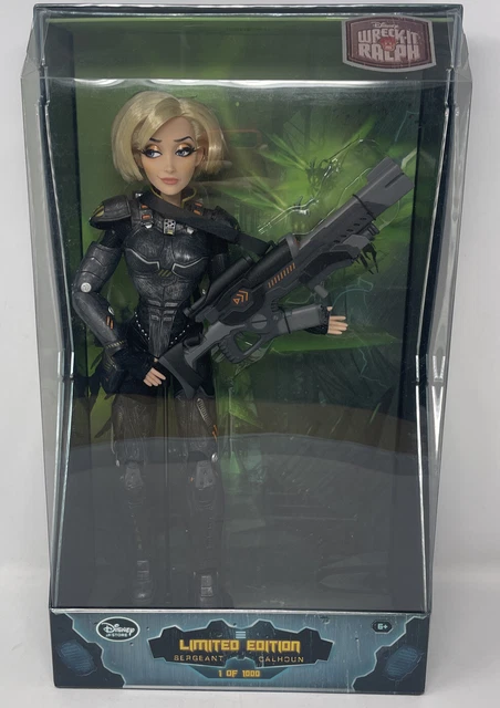 DISNEY LIMITED EDITION Wreck It Ralph Sergeant Calhoun Doll--New