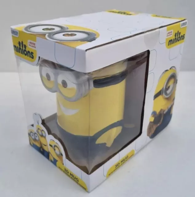 Minions Despicable Me Kevin 3D Ceramic Mug with Scented Banana Charm - Brand New